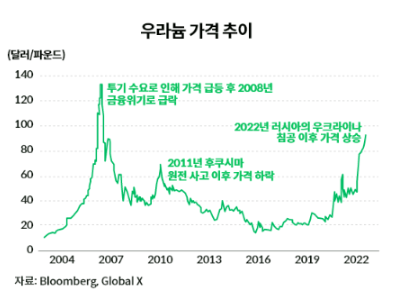 우라늄 관련주 ETF 시장 분석, 원자재 투자전략 ESG 대장주 주식 우라늄 관련주 ETF 시장 분석, 원자재 투자전략 ESG 대장주 주식