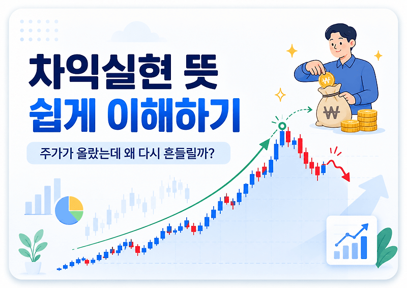 차익실현이란? 뜻, 매물, 주가에 미치는 영향까지 총정리 차익실현이란? 뜻, 매물, 주가에 미치는 영향까지 총정리