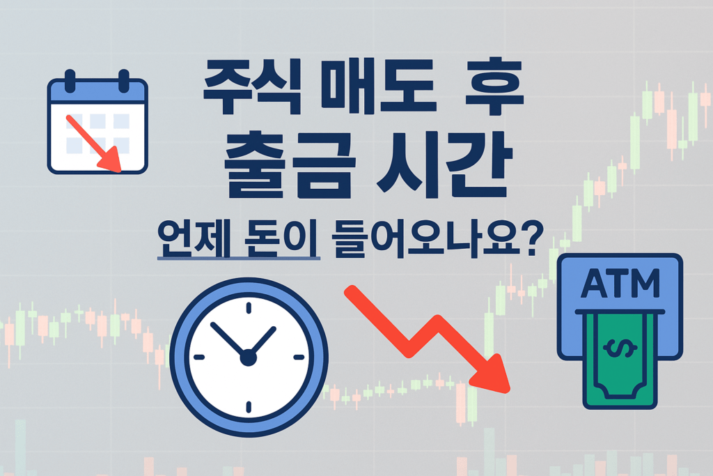 주식 매도 후 출금은 언제 가능할까? 투자 초보자 필독 주식 매도 후 출금은 언제 가능할까? 투자 초보자 필독