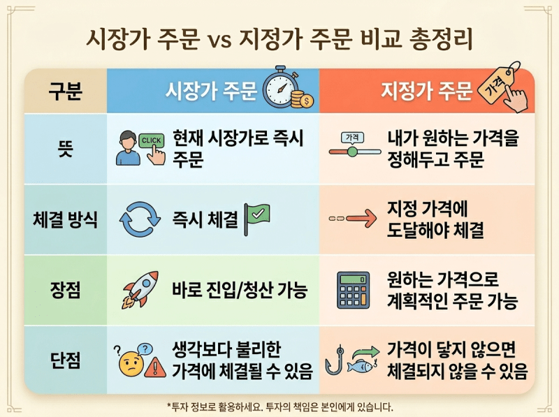 지정가·시장가 주문이란? 뜻 차이 주식 주문 방법과 체결 과정 완벽 정리 지정가·시장가 주문이란? 뜻 차이 주식 주문 방법과 체결 과정 완벽 정리