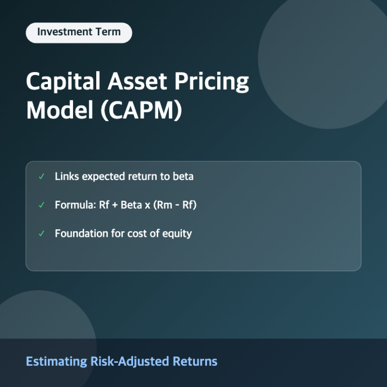 Capital Asset Pricing Model concept summary image