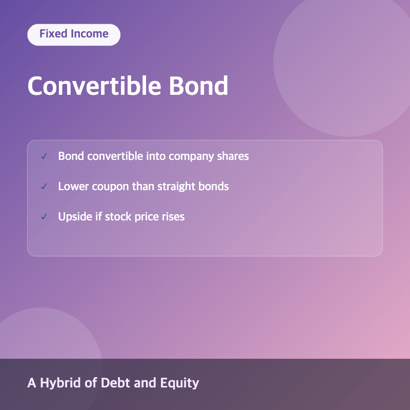 Convertible bond concept summary image