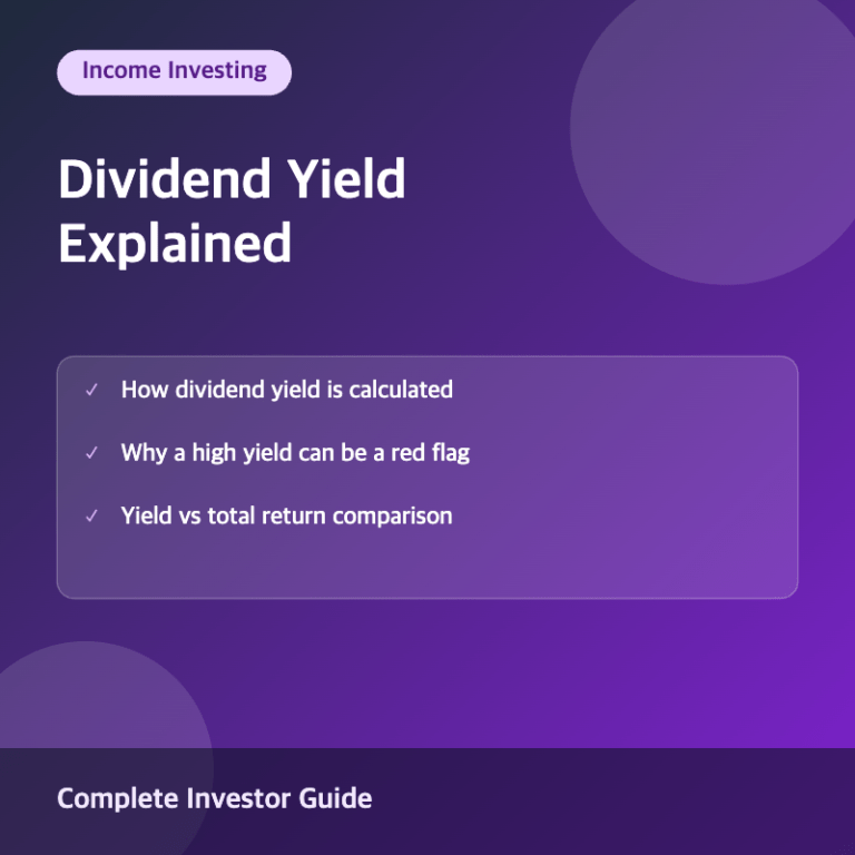 Dividend yield calculation and comparison image