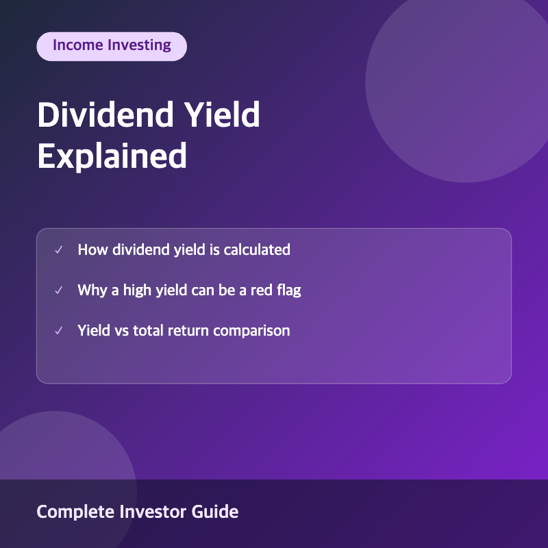 Dividend yield calculation and comparison image