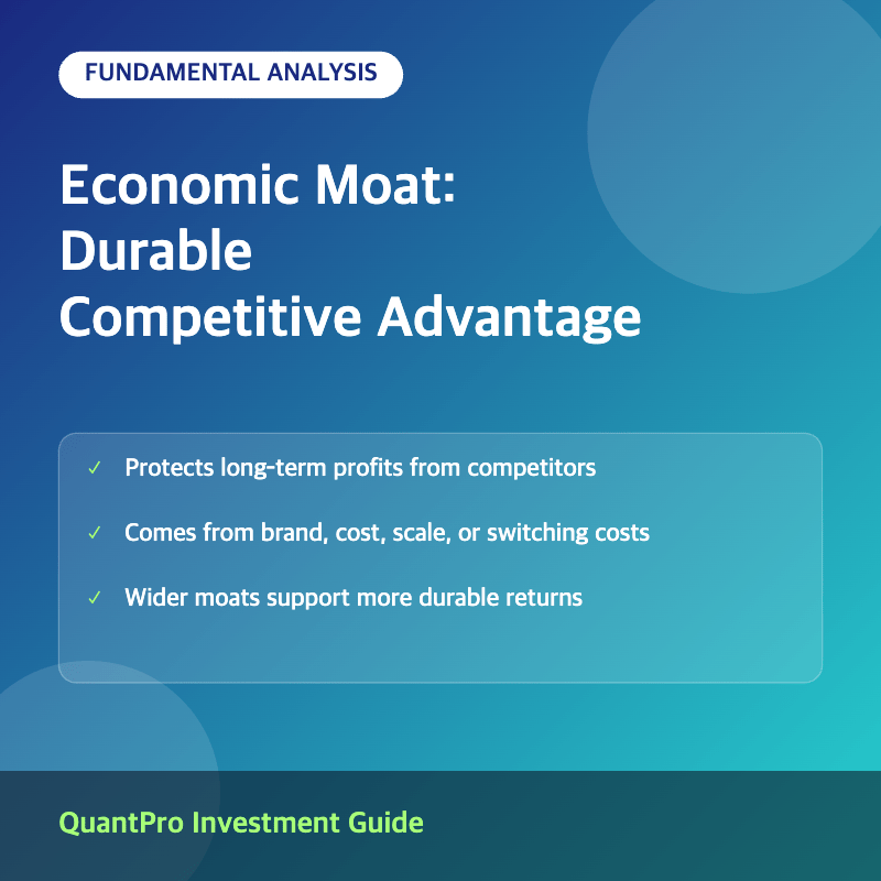 Economic moat competitive advantage explained thumbnail