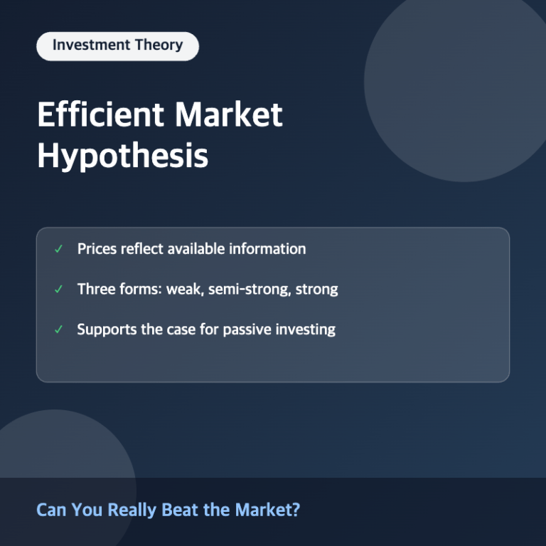 Efficient Market Hypothesis concept summary image