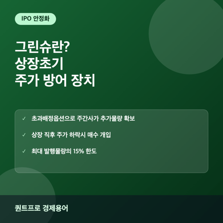 그린슈 초과배정옵션 썸네일