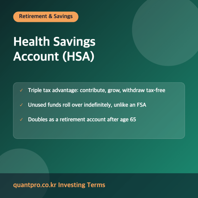 Health Savings Account HSA triple tax advantage explanation image