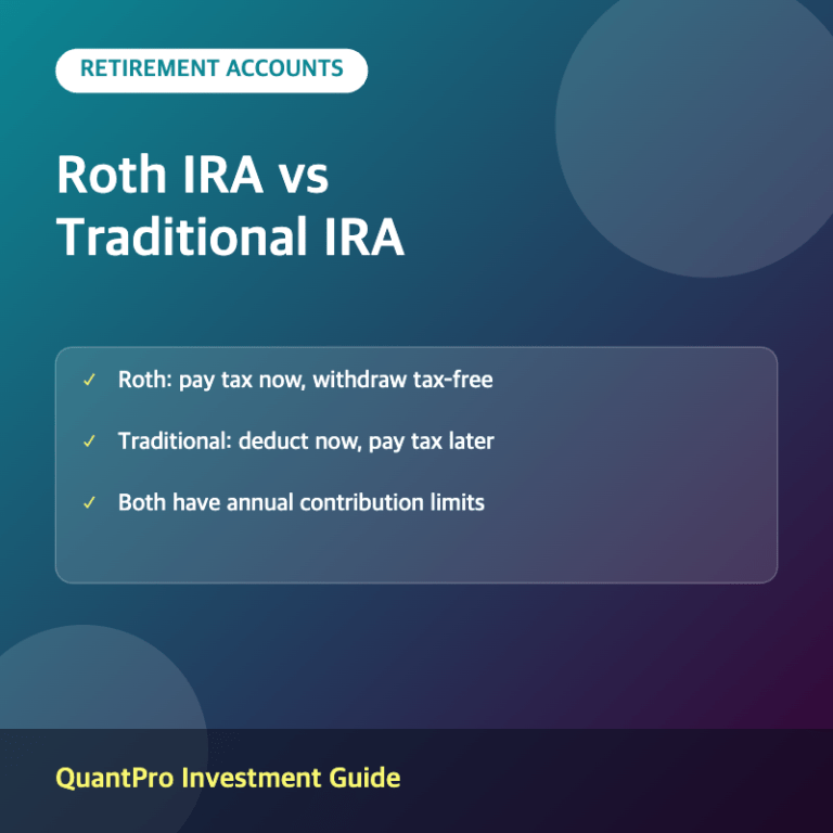 Roth vs traditional IRA thumbnail with key facts