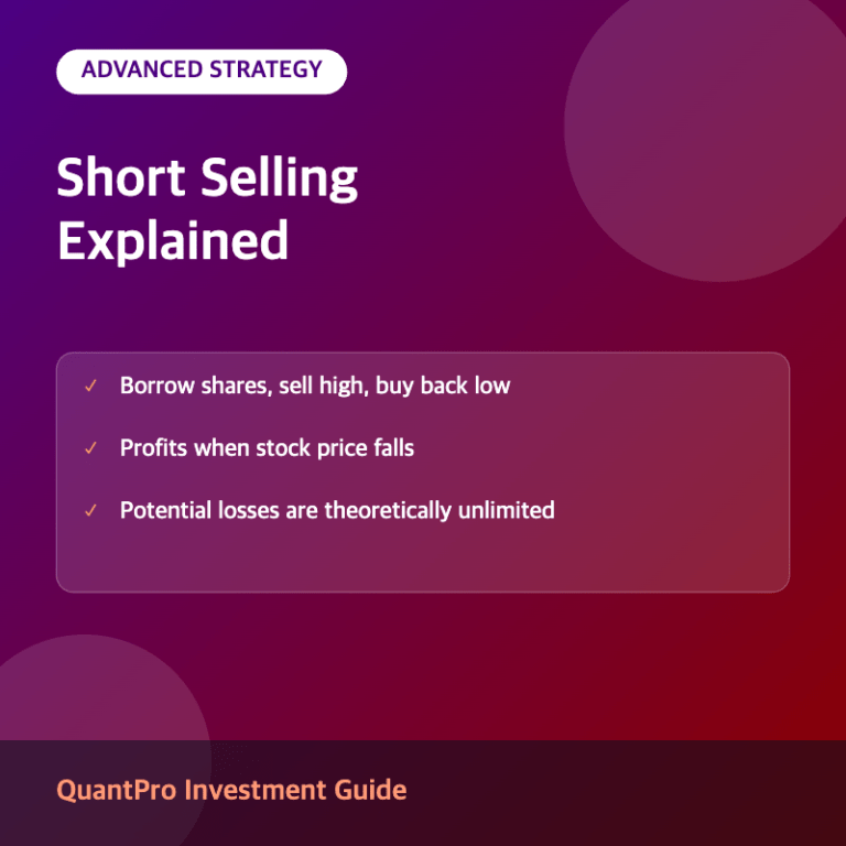 Short selling thumbnail with key facts