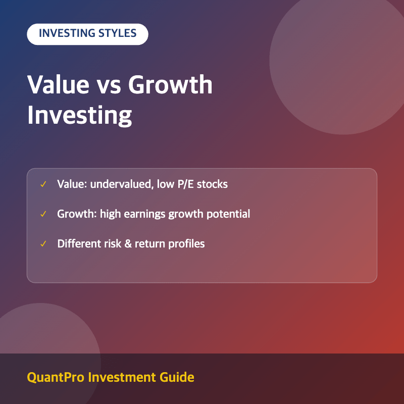 Value vs growth investing thumbnail with key facts