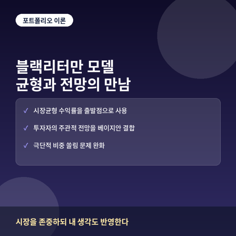 블랙리터만 모델 개념 썸네일