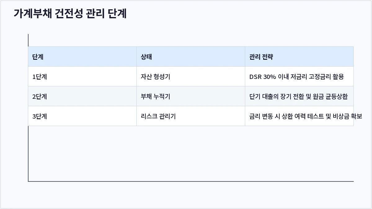 가계부채 건전성 관리 단계 (가계부채)