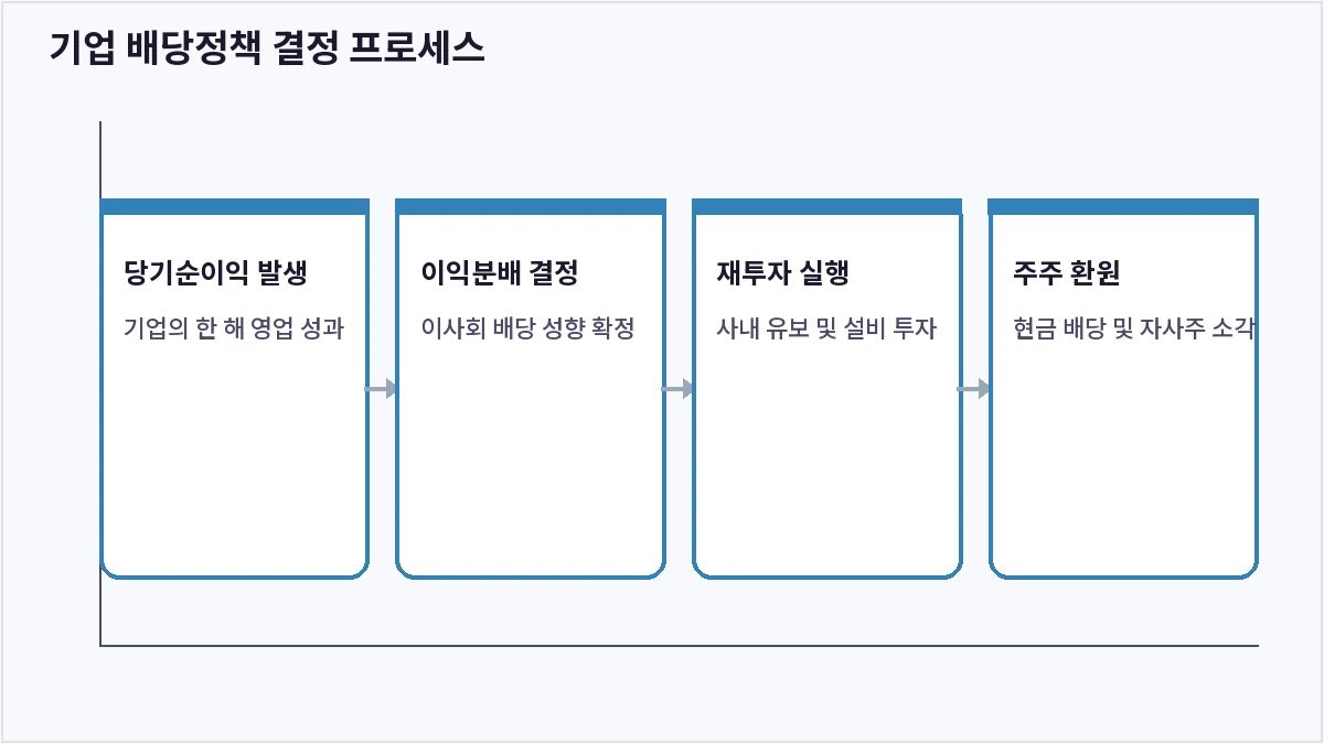 기업 배당정책 결정 프로세스 (배당성향)