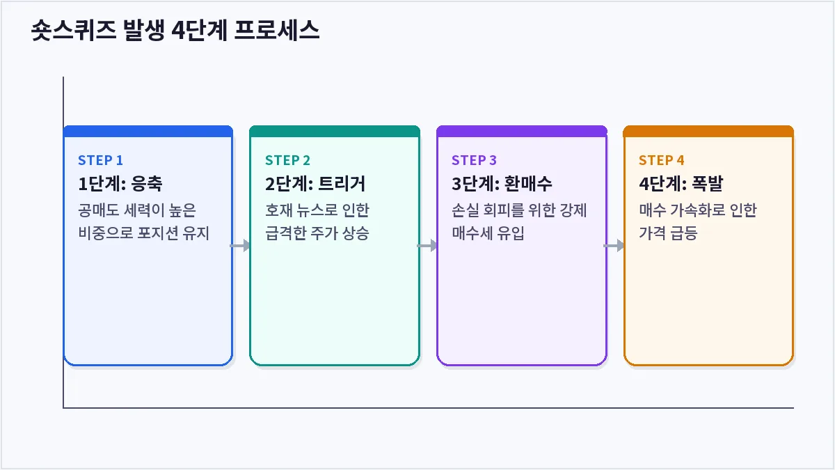 숏스퀴즈 발생 4단계 프로세스 (숏스퀴즈)