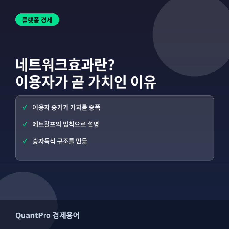 네트워크효과란? 사용자가 늘수록 가치가 폭발하는 이유 썸네일