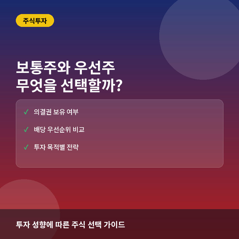 보통주 우선주 차이 - 보통주와 우선주 차이점: 의결권과 배당 우선순위의 이해