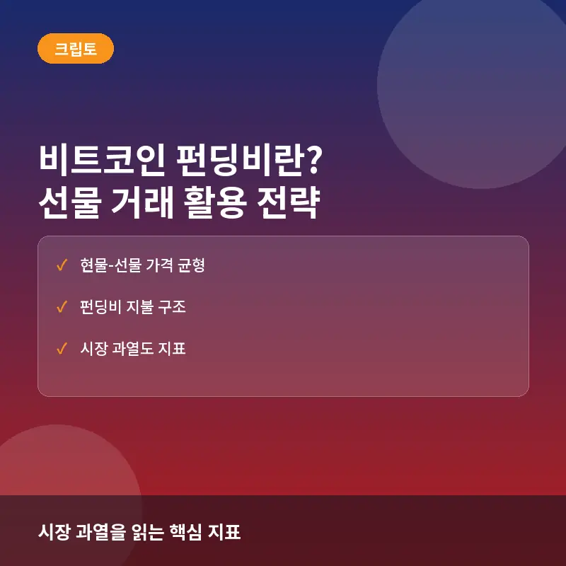 비트코인 펀딩비란? 뜻 계산법과 선물 거래 활용 전략