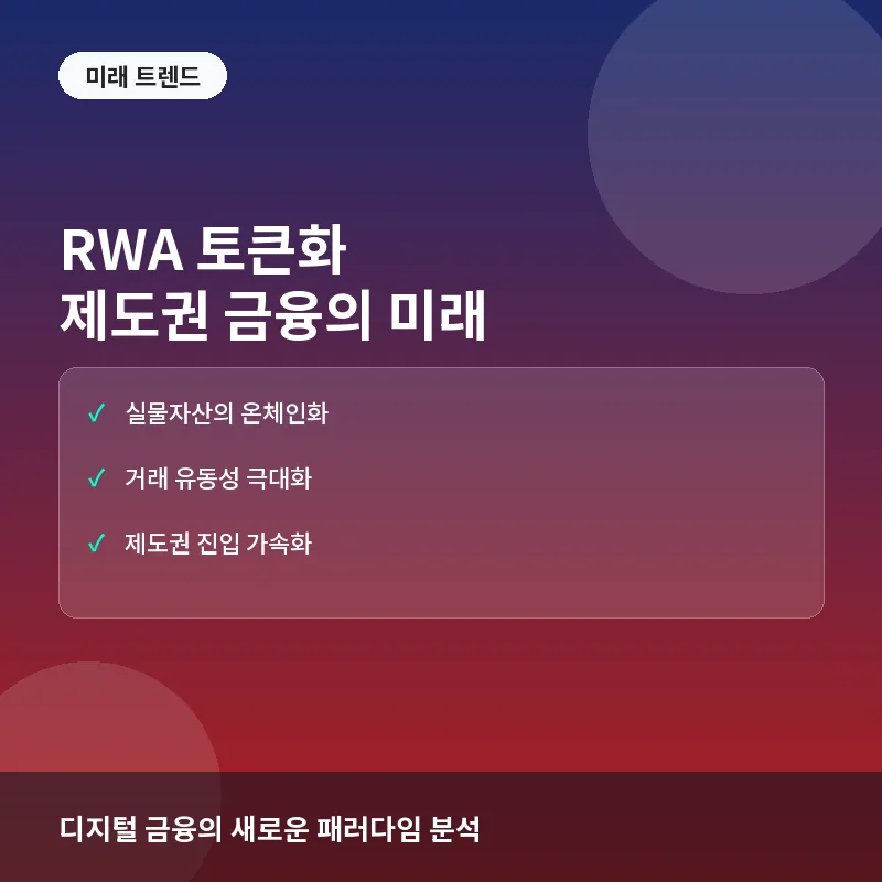 RWA(실물자산 토큰화), 왜 지금 기관이 주목할까? 구조와 시장 전망