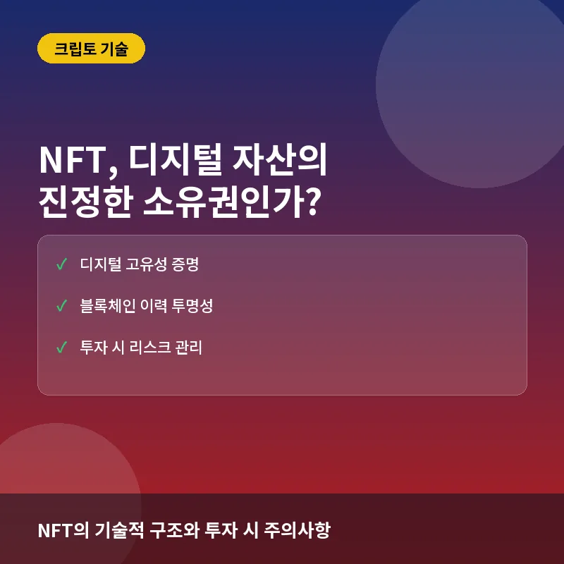 NFT는 디지털 등기부등본일까? 기술적 가치와 투자자 관점의 오해와 진실