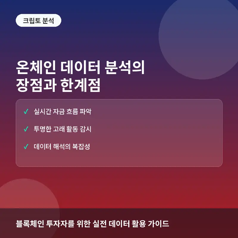 온체인 데이터 분석이란? 투자 활용의 장점과 한계점