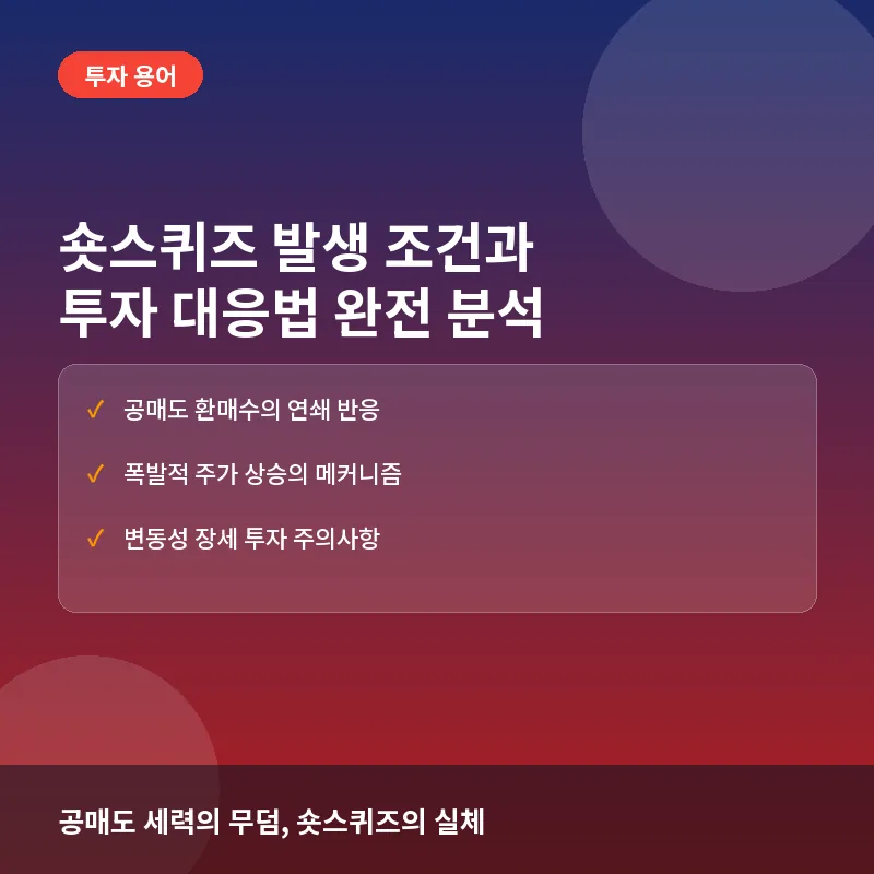 숏스퀴즈(Short Squeeze) 발생 조건과 투자 대응법: 왜 주가는 폭등할까?