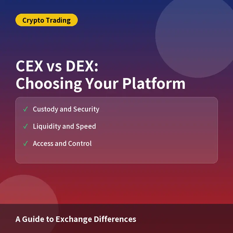 CEX vs DEX: What's the Difference and How to Choose Your Crypto Trading Platform