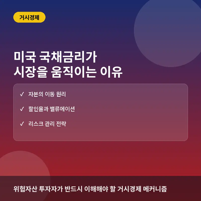 미국 국채금리가 주식과 코인 가격을 움직이는 이유: 안전자산과 위험자산의 역학 관계