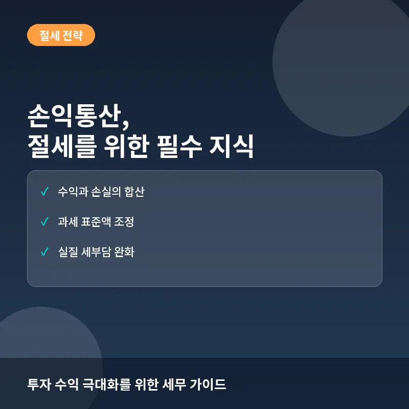 금융투자소득세 도입과 손익통산, 세금을 줄이는 투자자의 전략적 접근