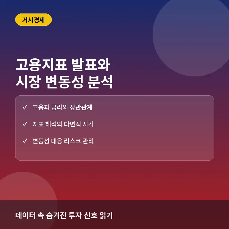 고용지표 발표가 주식 코인 시장에 주는 신호: 변동성 활용의 장점과 한계