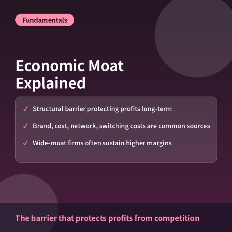 Economic Moat: What Gives a Company a Durable Competitive Advantage