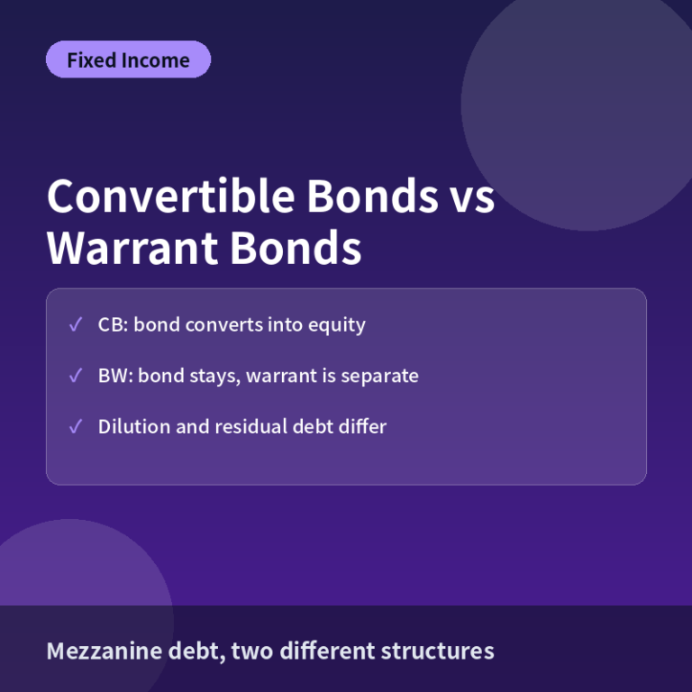Convertible Bonds vs Warrant Bonds: Two Ways to Sweeten Debt