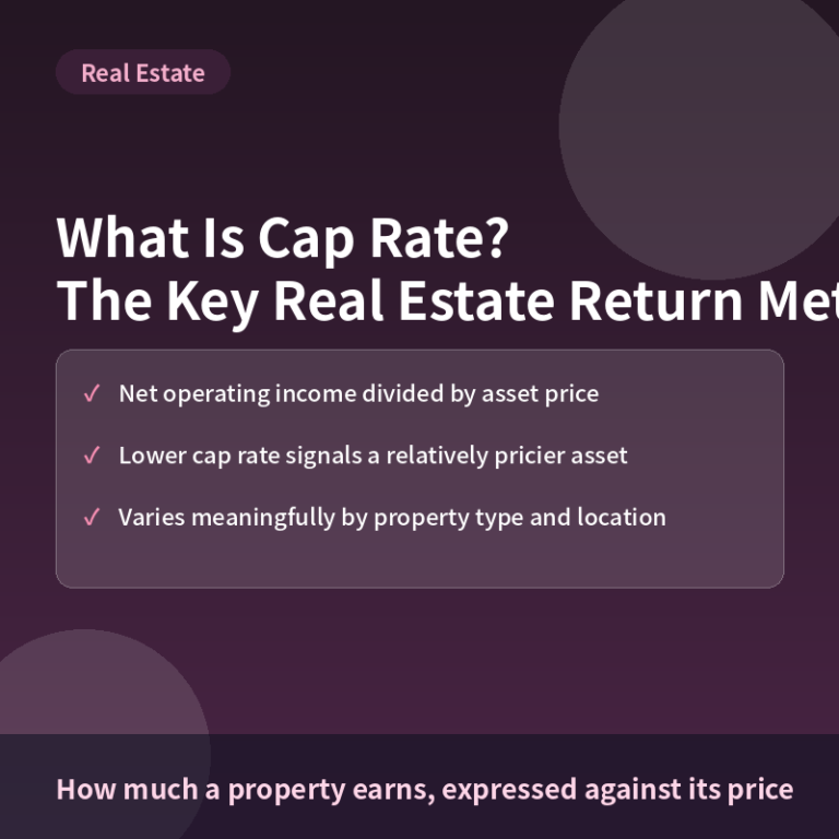 What Is Cap Rate? The Key Metric for Real Estate Investment Returns