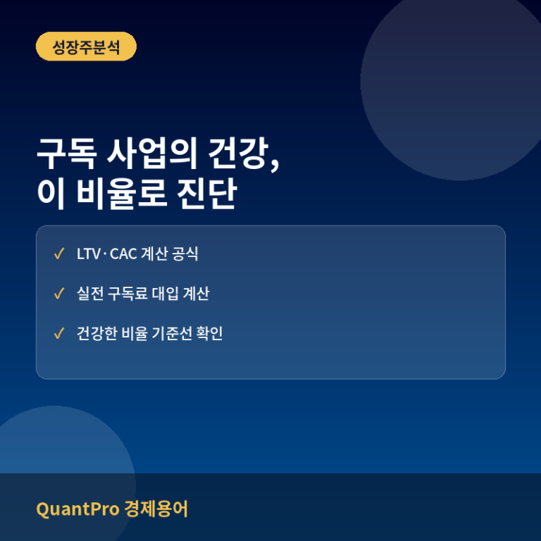 LTV/CAC 비율이란? 고객 획득 비용 대비 생애가치로 사업성 진단하기