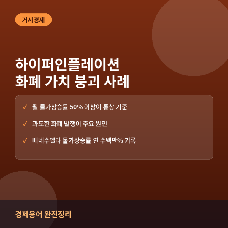 하이퍼인플레이션이란? 베네수엘라 사례로 보는 화폐 가치 붕괴