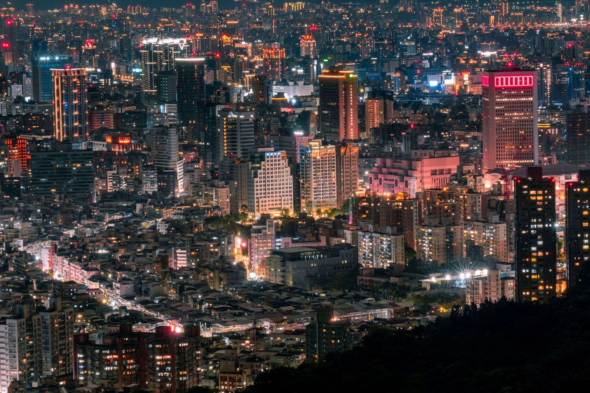 타이베이 Taipei city night view