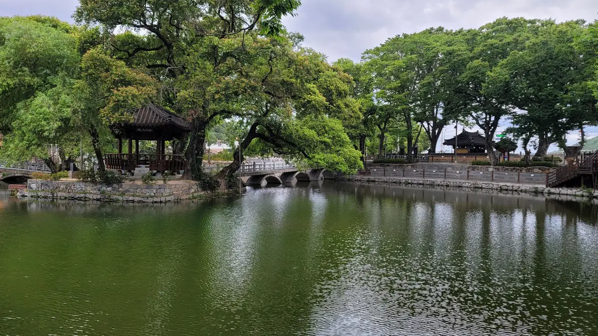The illuminated reflection of Donggung Palace on the water is a must-see evening activity that is safe and easily accessible for solo travelers.