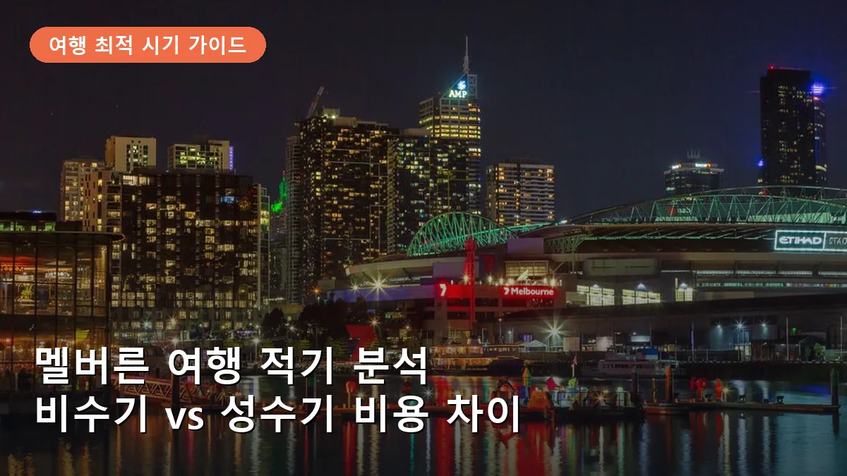 멜버른의 상징인 야라 강변에서 바라본 도시 전경입니다.