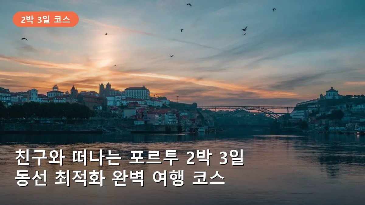 포르투 2박 3일 여행 코스: 친구와 함께하는 동화 같은 항구 도시 완벽 가이드